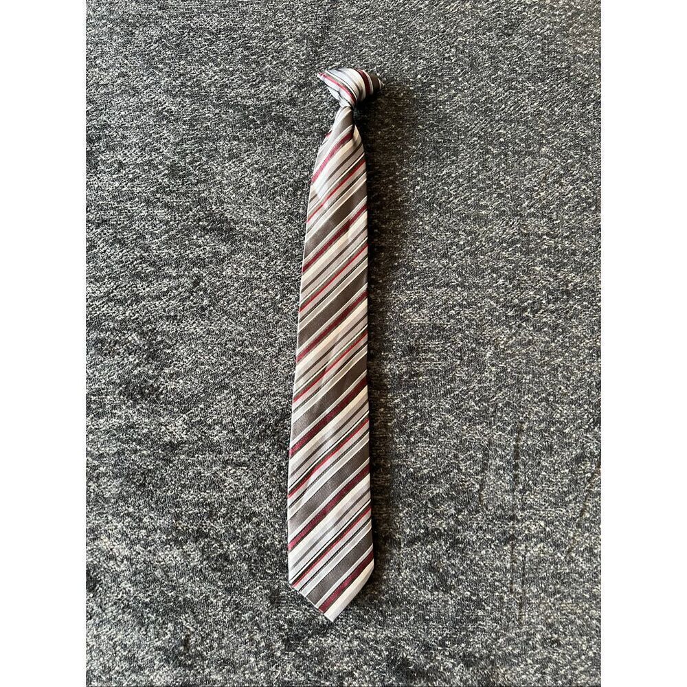 Child’s size George Striped Clip-on Tie